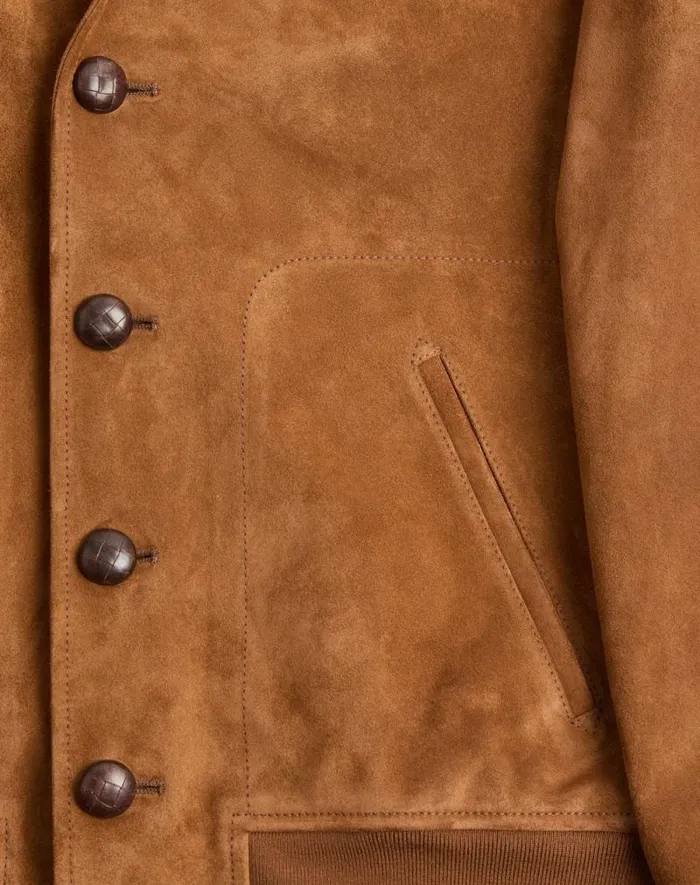 Valentino Outerwear Man Suede Jacket For Man In Tan Tan Valentino Outerwear Man Suede Jacket For Man In Tan Tan