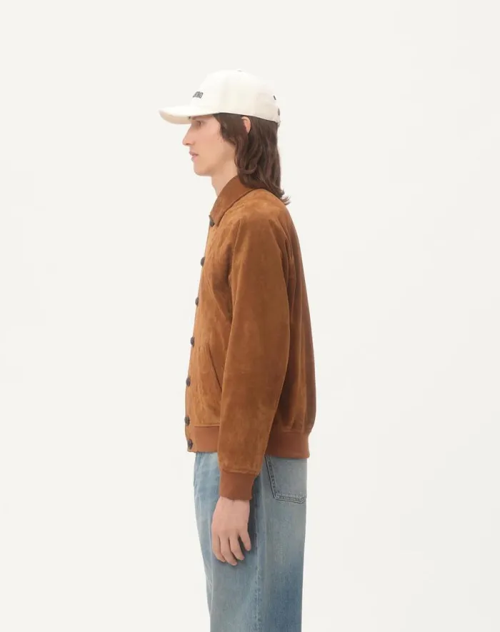 Valentino Outerwear Man Suede Jacket For Man In Tan Tan Valentino Outerwear Man Suede Jacket For Man In Tan Tan