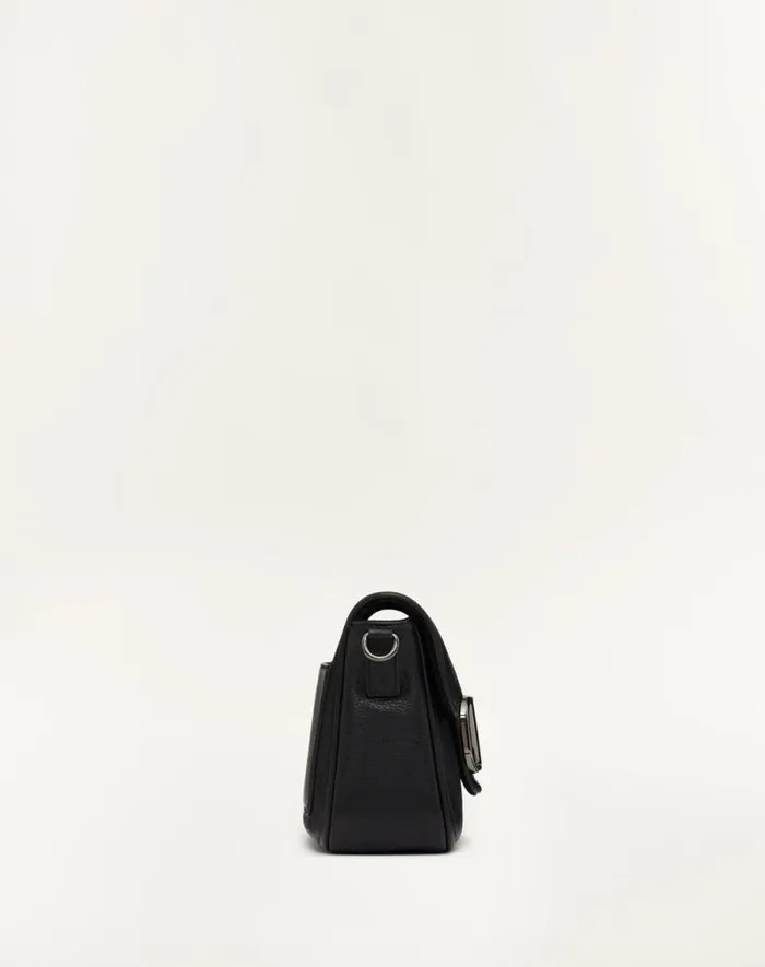 Valentino Shoulder Bags Man Valentino Garavani Alltime Grainy Calfskin Shoulder Bag For Man In Black Black Valentino Shoulder Bags Man Valentino Garavani Alltime Grainy Calfskin Shoulder Bag For Man In Black Black