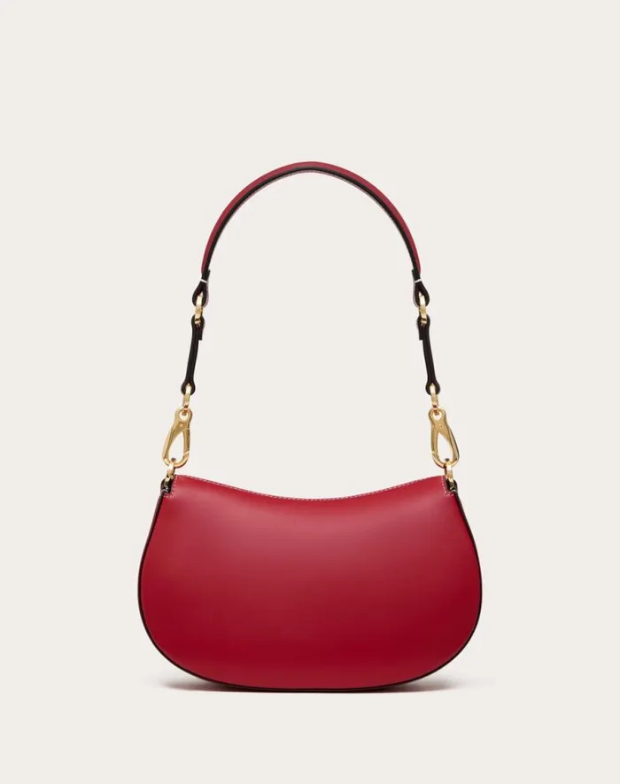 Valentino Shoulder Bags Woman Small Valentino Garavani Ohval Shoulder Bag In Nappa Calfskin For Woman In Rosso Valentino Rosso Valentino Valentino Shoulder Bags Woman Small Valentino Garavani Ohval Shoulder Bag In Nappa Calfskin For Woman In Rosso Valentino Rosso Valentino