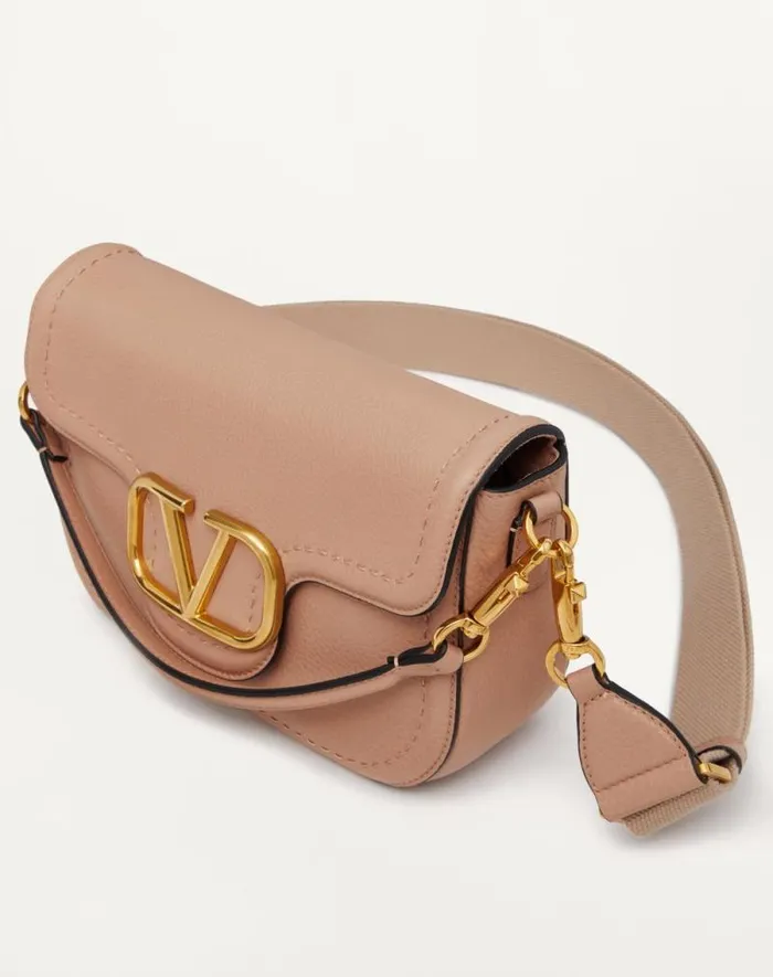 Valentino Shoulder Bags Woman Valentino Garavani Alltime Grainy Calfskin Shoulder Bag For Woman In Almond Almond Valentino Shoulder Bags Woman Valentino Garavani Alltime Grainy Calfskin Shoulder Bag For Woman In Almond Almond