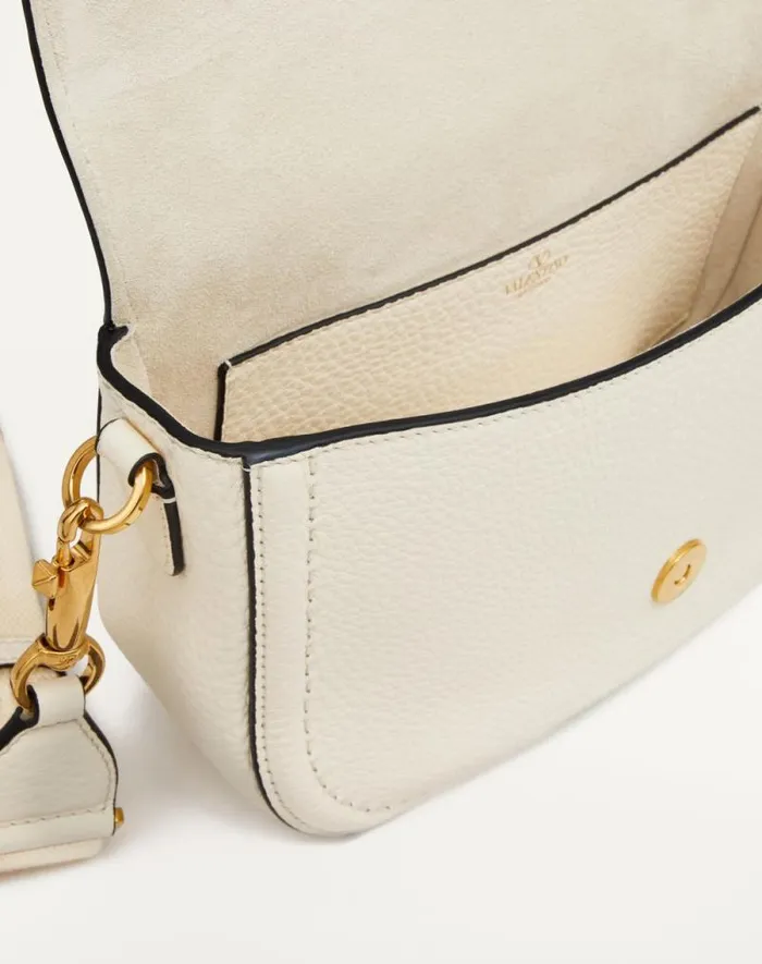 Valentino Shoulder Bags Woman Valentino Garavani Alltime Grainy Calfskin Shoulder Bag For Woman In Almond Almond Valentino Shoulder Bags Woman Valentino Garavani Alltime Grainy Calfskin Shoulder Bag For Woman In Almond Almond