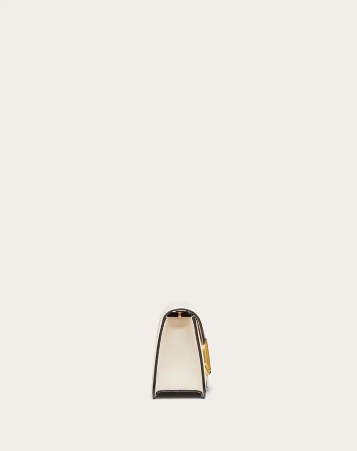 Valentino Shoulder Bags Woman Valentino Garavani Loc Calfskin Shoulder Bag For Woman In Black Black