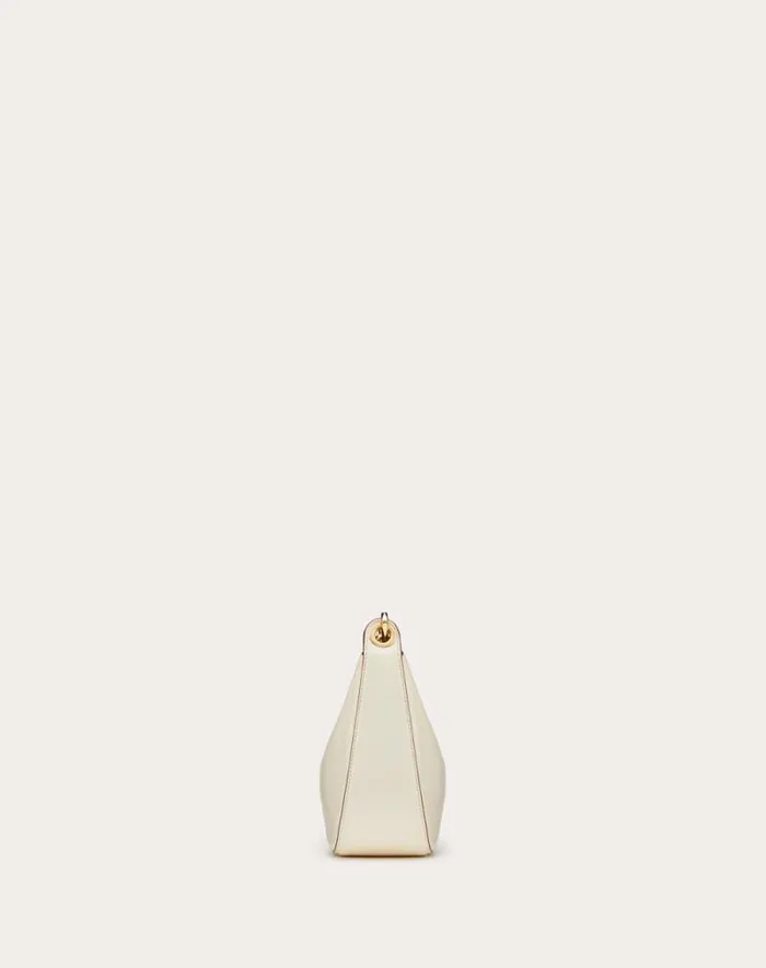 Valentino Shoulder Bags Woman Vlogo Moon Mini Hobo Bag In Nappa Leather With Chain For Woman In Rosso Valentino Rosso Valentino Valentino Shoulder Bags Woman Vlogo Moon Mini Hobo Bag In Nappa Leather With Chain For Woman In Rosso Valentino Rosso Valentino
