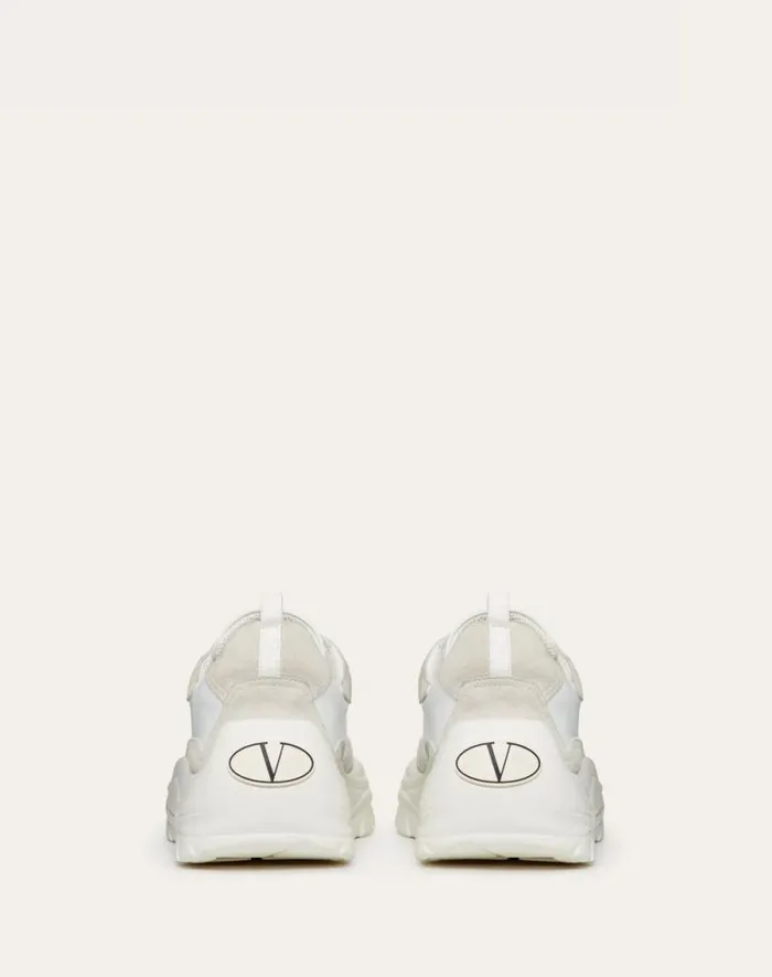 Valentino Sneakers Man Gumboy Calfskin Sneaker For Man In White White Valentino Sneakers Man Gumboy Calfskin Sneaker For Man In White White