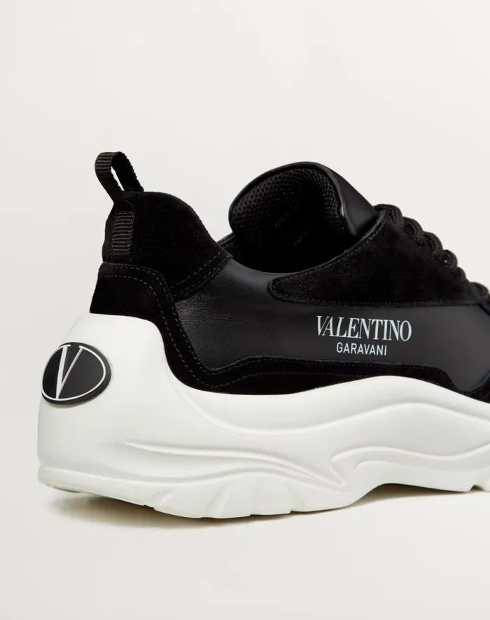 Valentino Sneakers Man Gumboy Calfskin Sneaker For Man In White White Valentino Sneakers Man Gumboy Calfskin Sneaker For Man In White White