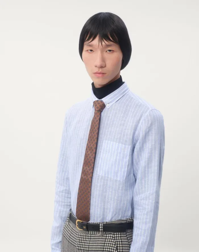 Valentino Soft Accessories Man Valentie Microcheck Silk Tie For Man In Maroonblackwhiteazure Maroonblackwhiteazure Valentino Soft Accessories Man Valentie Microcheck Silk Tie For Man In Maroonblackwhiteazure Maroonblackwhiteazure