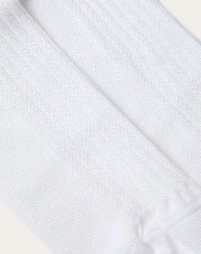 Valentino Soft Accessories Woman Socks With Bow Detail For Woman In White White Valentino Soft Accessories Woman Socks With Bow Detail For Woman In White White