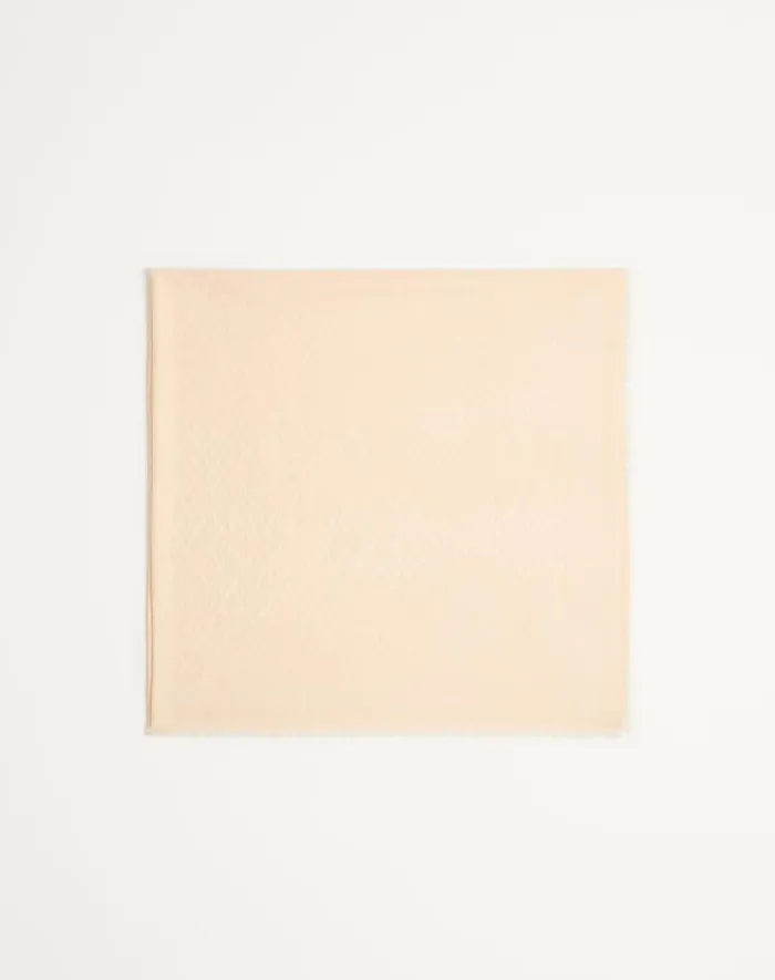 Valentino Soft Accessories Woman Toute La V Wool And Silk Shawl For Woman In Butter Butter Valentino Soft Accessories Woman Toute La V Wool And Silk Shawl For Woman In Butter Butter