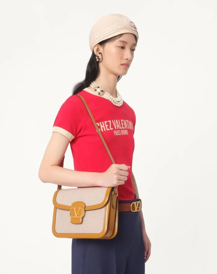Valentino Tshirts And Sweatshirts Woman Jersey Cotton Tshirt For Woman In Ivoryelectric Blue Ivoryelectric Blue Valentino Tshirts And Sweatshirts Woman Jersey Cotton Tshirt For Woman In Ivoryelectric Blue Ivoryelectric Blue
