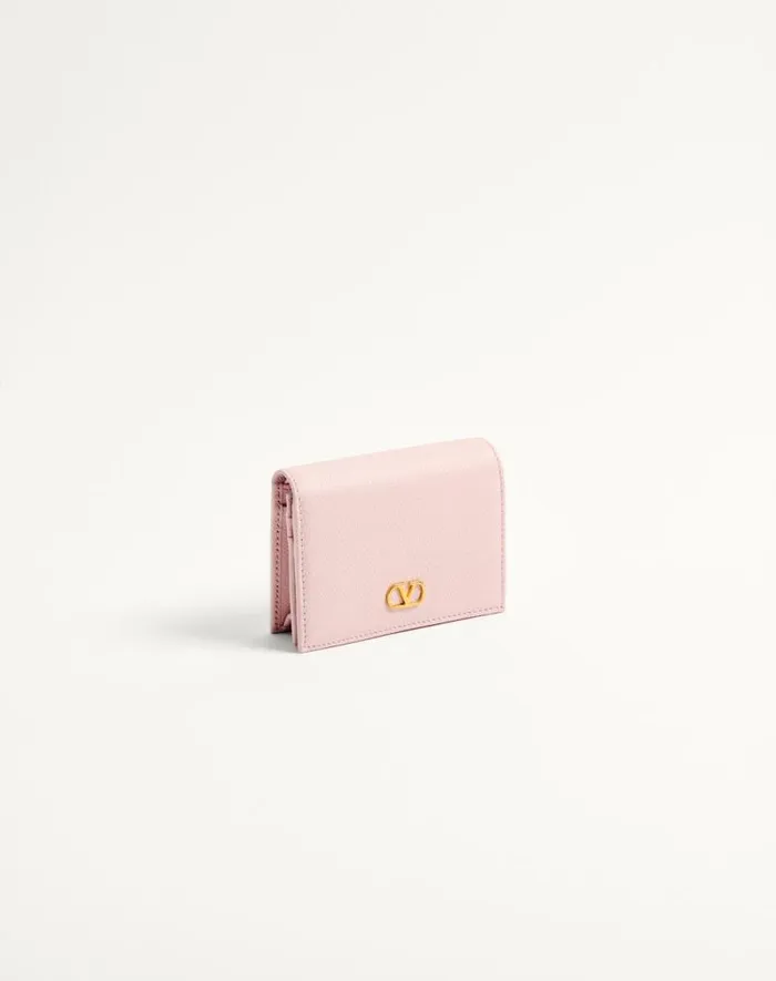 Valentino Wallets And Small Leather Goods Woman Vlogo Signature Grainy Calfskin Wallet For Woman In Light Ivory Light Ivory Valentino Wallets And Small Leather Goods Woman Vlogo Signature Grainy Calfskin Wallet For Woman In Light Ivory Light Ivory