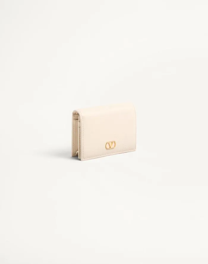 Valentino Wallets And Small Leather Goods Woman Vlogo Signature Grainy Calfskin Wallet For Woman In Light Ivory Light Ivory Valentino Wallets And Small Leather Goods Woman Vlogo Signature Grainy Calfskin Wallet For Woman In Light Ivory Light Ivory