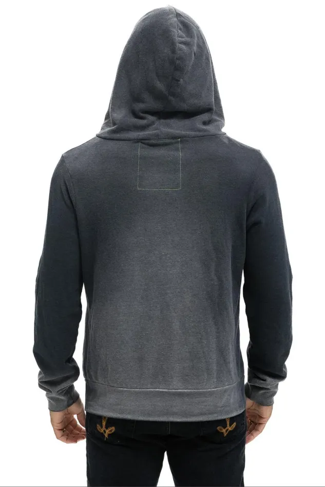 Venice Surfer Zip Hoodie 8211 Faded Smoke WomenMen Aviator Nation Hoodies