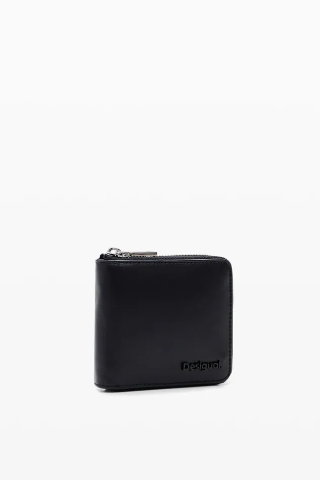 Wallets Women Desigual M Padded Leather Wallet Black