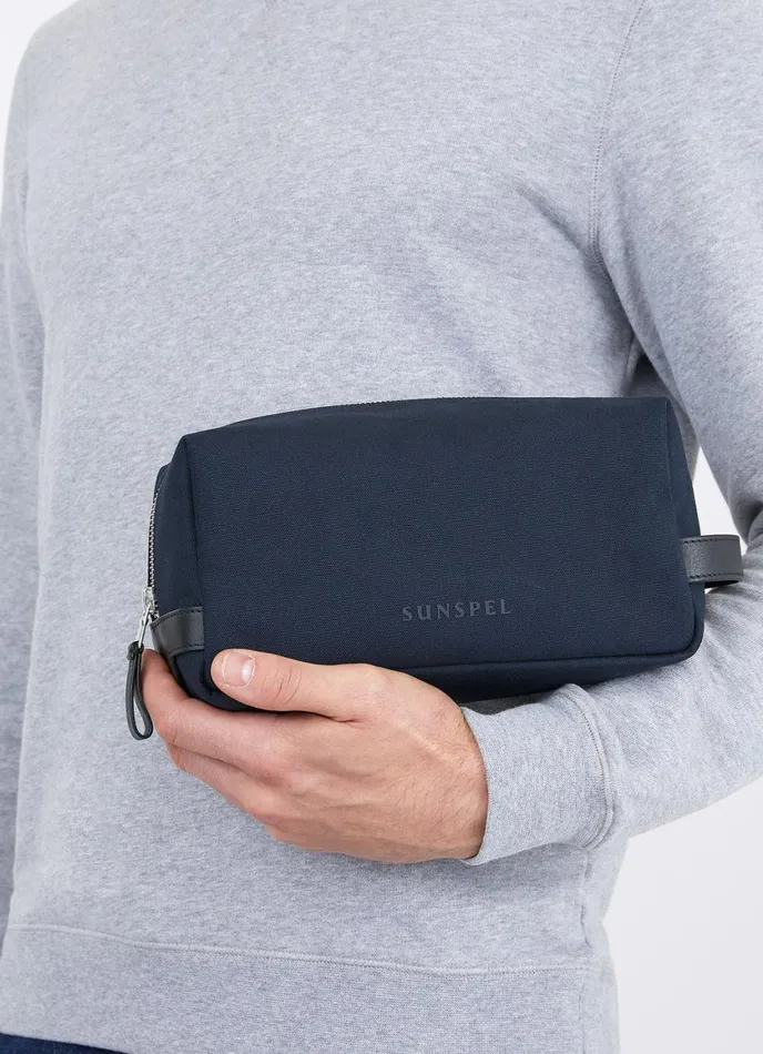 Washbag Navy Men SUNSPEL Bags and Wallets