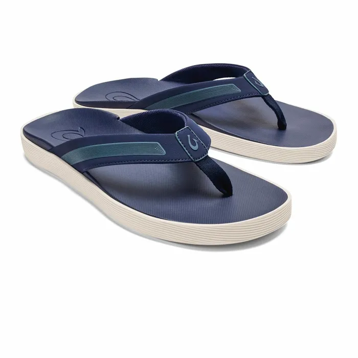 WaterFriendly Men Olukai Leeward Water Ready Beach Sandals 8211 Navy
