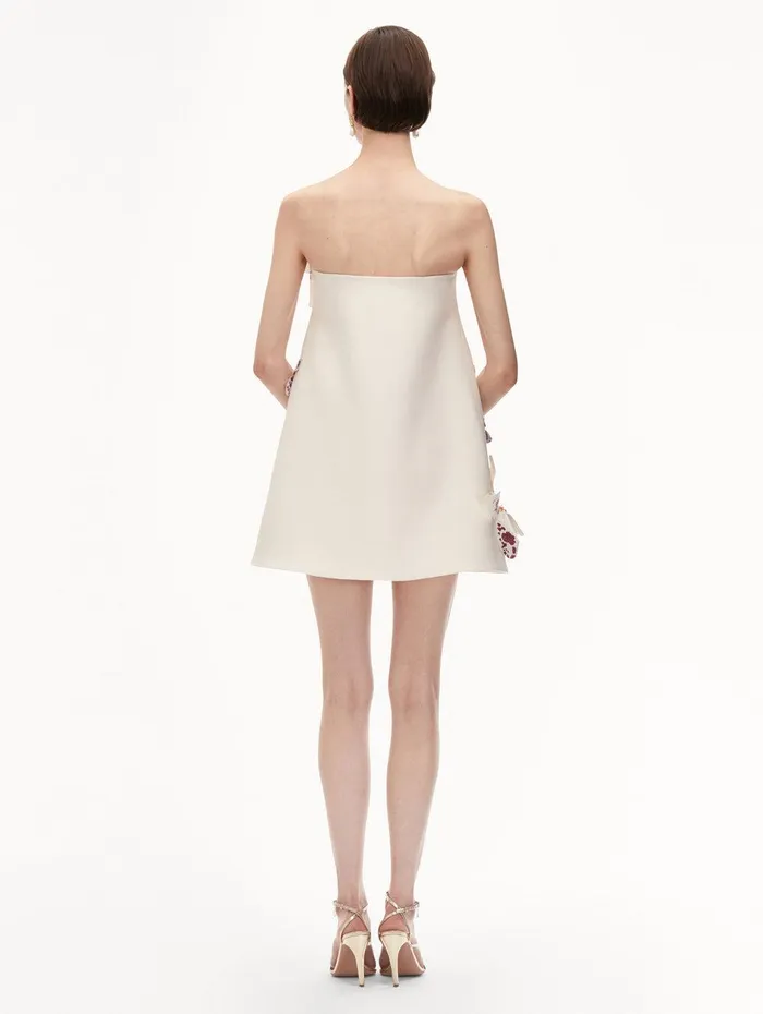 Watercolor Orchid Cocktail Dress Ivory Women Oscar De La Renta Dresses Watercolor Orchid Cocktail Dress Ivory Women Oscar De La Renta Dresses