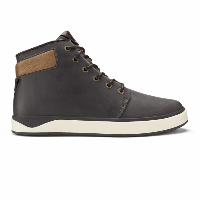 Waterproof Men Olukai Kekaha Chukka Boots 8211 Pavement Off White