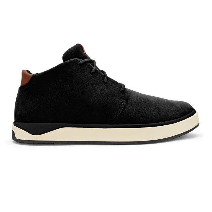 Waterproof Men Olukai Papaku 039Ili Waterproof Leather Boots Black