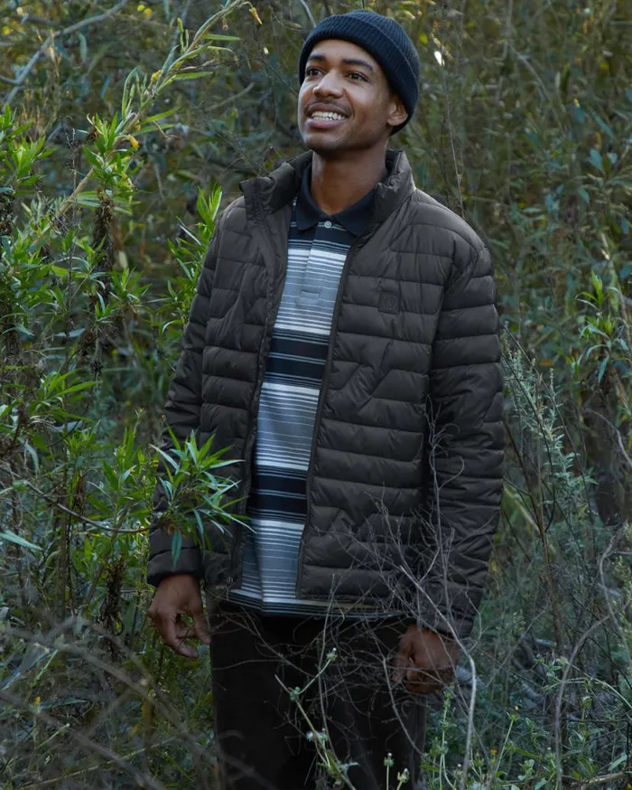 Weestone Puff Jacket 8211 Black Mens Volcom Mountain Biking