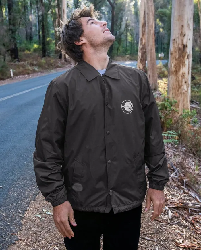 Wellingster Jacket 8211 Black Mens Volcom Jackets and Vests