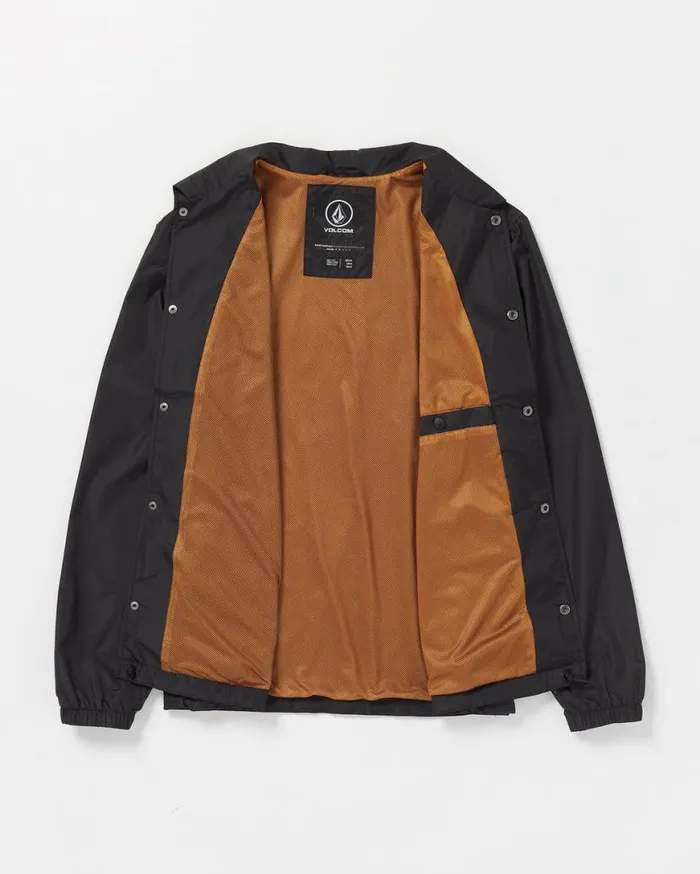 Wellingster Jacket 8211 Black Mens Volcom Jackets and Vests