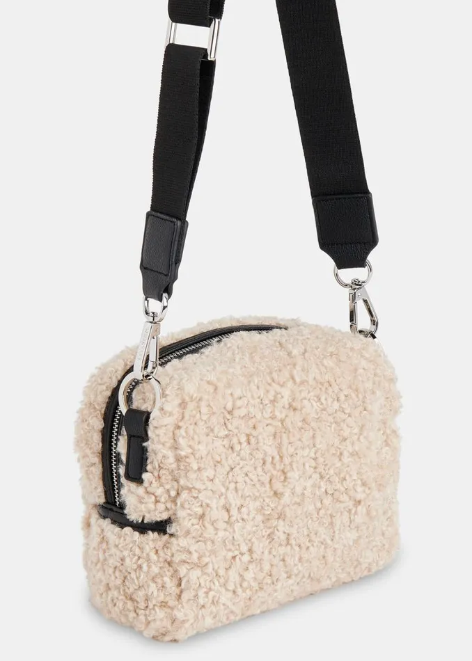 Whistles Bibi Bags Neutral Bibi Borg Crossbody Bag 8211 Women