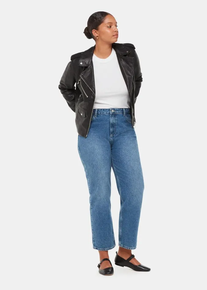 Whistles Coats and Jackets Black Black Agnes Leather Jacket 8211 Women Whistles Coats and Jackets Black Black Agnes Leather Jacket 8211 Women