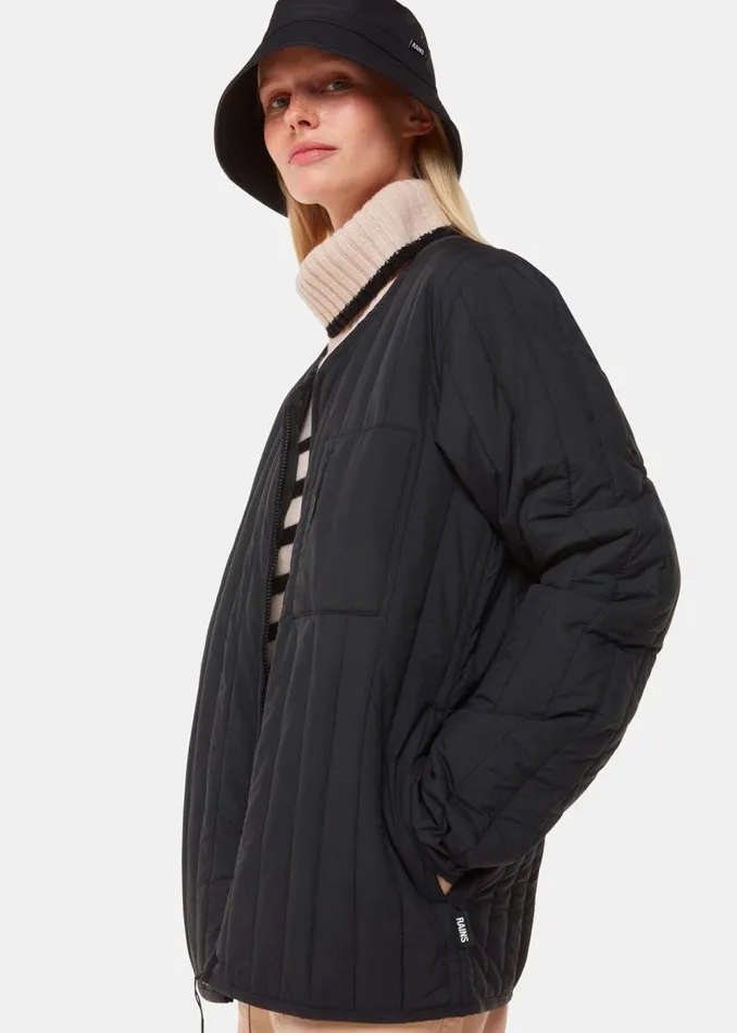 Whistles Coats and Jackets Black Rains Liner Jacket 8211 Women