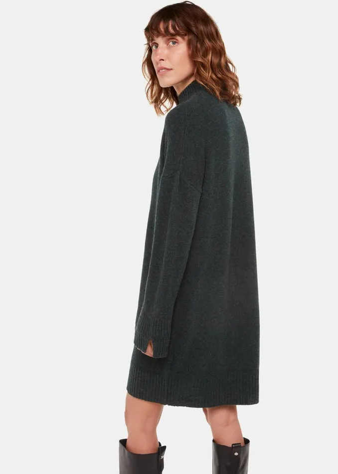 Whistles Dresses Forest Green Amelia Wool Sweater Dress 8211 Women