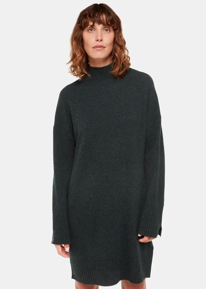 Whistles Dresses Forest Green Amelia Wool Sweater Dress 8211 Women