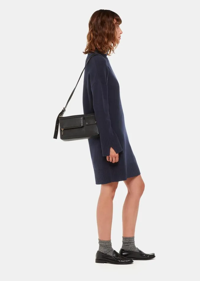Whistles Dresses Navy Amelia Wool Sweater Dress 8211 Women