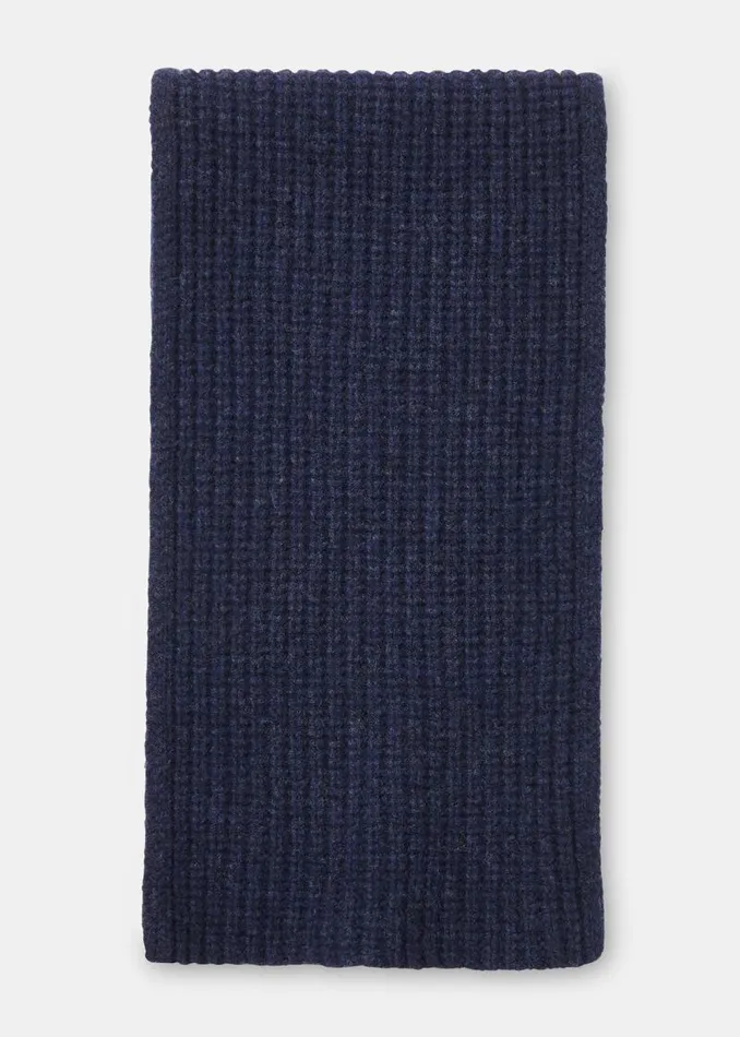 Whistles Hats Gloves and Scarves Navy Lambswool Scarf 8211 Women