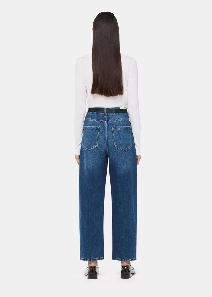 Whistles Pants Denim Authentic Barrel Leg Jean 8211 Women