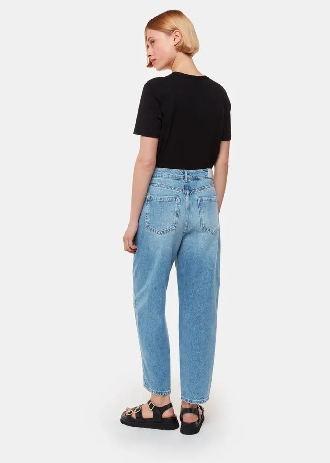 Whistles Pants Light Wash Authentic Barrel Leg Jean 8211 Women