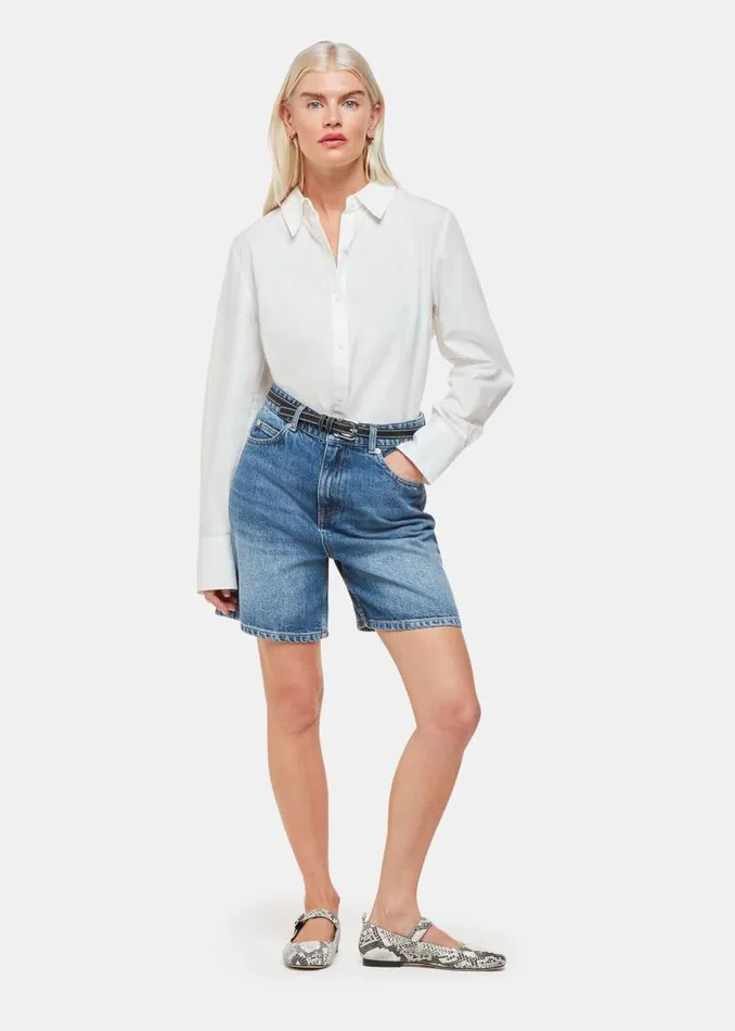 Whistles Petite Pants and Jeans Petite Authentic Denim Short 8211 Women
