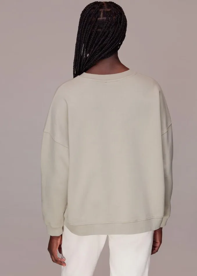 Whistles Tops Beige Bon Relaxed Sweat 8211 Women