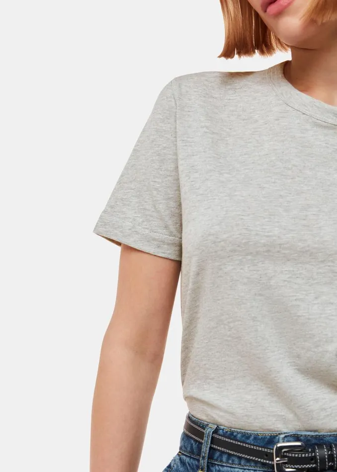 Whistles Tops Grey Marl Ultimate Emily TShirt 8211 Women