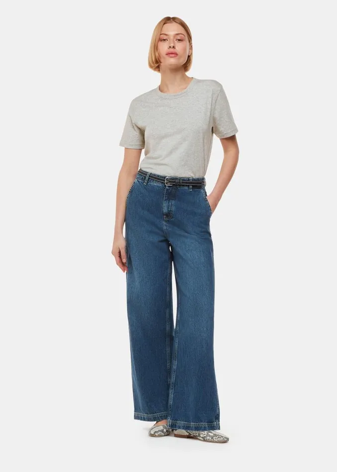Whistles Tops Grey Marl Ultimate Emily TShirt 8211 Women