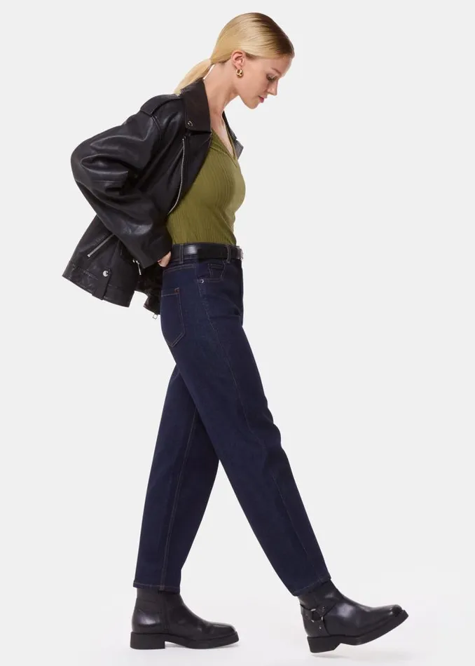 Whistles Tops Olive Diagonal Rib V Neck Top 8211 Women