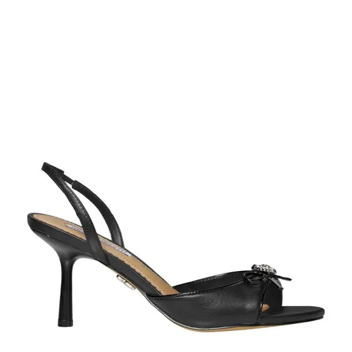 Windsor Smith Heels Women HOLLYWOOD BLACK LEATHER HEELS Windsor Smith Heels Women HOLLYWOOD BLACK LEATHER HEELS