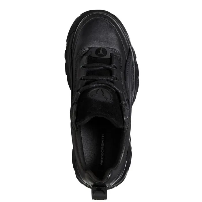 Windsor Smith Platform Sneakers Women LUPE BLACK SNEAKERS Windsor Smith Platform Sneakers Women LUPE BLACK SNEAKERS