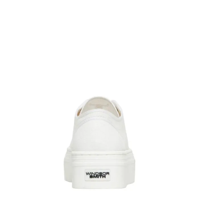 Windsor Smith Platform Sneakers Women RUBY WHITE CANVAS SNEAKERS Windsor Smith Platform Sneakers Women RUBY WHITE CANVAS SNEAKERS