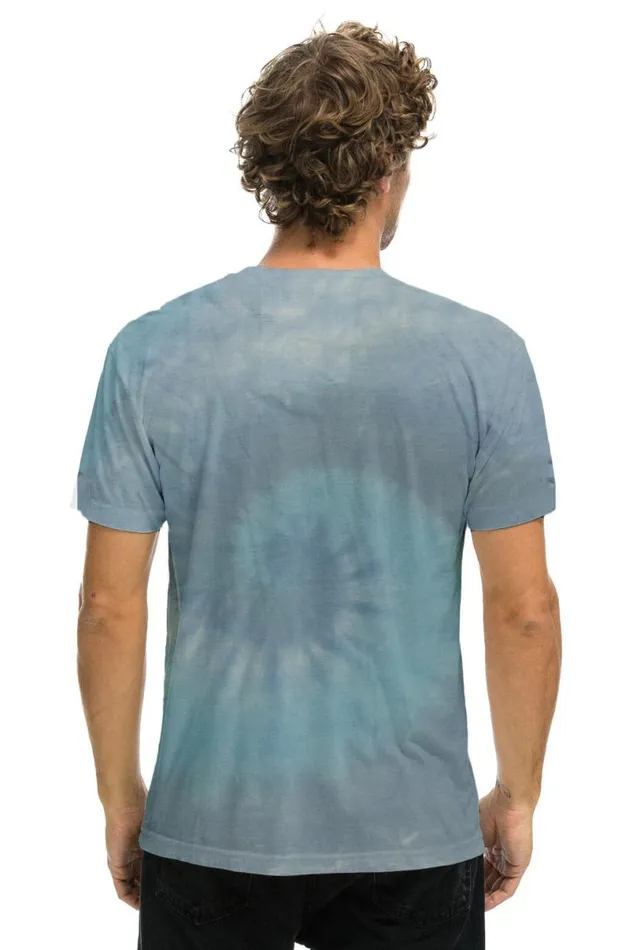 Windy City Smokeout 2023 Tee 8211 Tie Dye Heather Blue WomenMen Aviator Nation Tees