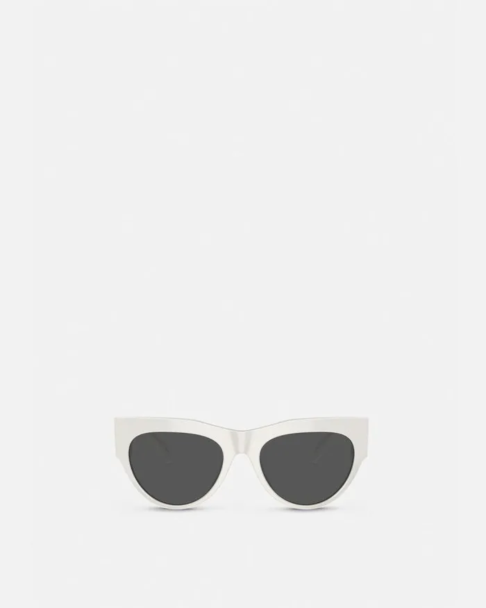 Winged Medusa Sunglasses Havana Women Versace Sunglasses