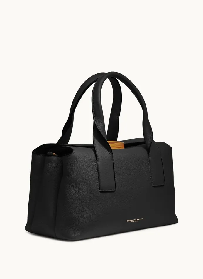 Women AMAGANSETT SATCHEL BAG Black Donna Karan New York Crossbodies And Satchels Women AMAGANSETT SATCHEL BAG Black Donna Karan New York Crossbodies And Satchels