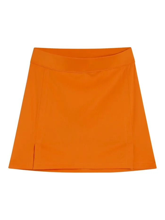 Women Amelie Mid Skirt Russet Orange JLindeberg Skirts Women Amelie Mid Skirt Russet Orange JLindeberg Skirts
