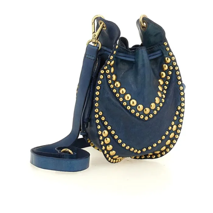 Women Ametista Blue Campomaggi Crossbody Bags Women Ametista Blue Campomaggi Crossbody Bags