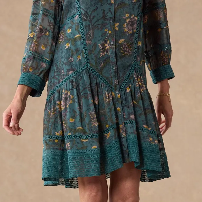 Women Andes Meadow Dress Henna Sundance Catalog Dresses and Jumpsuits