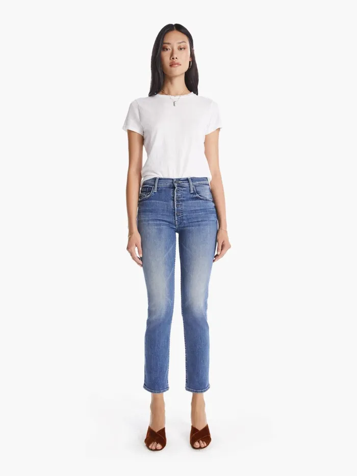 Women Ankle Mother Denim The Pixie Tomcat Ankle Medium Blue